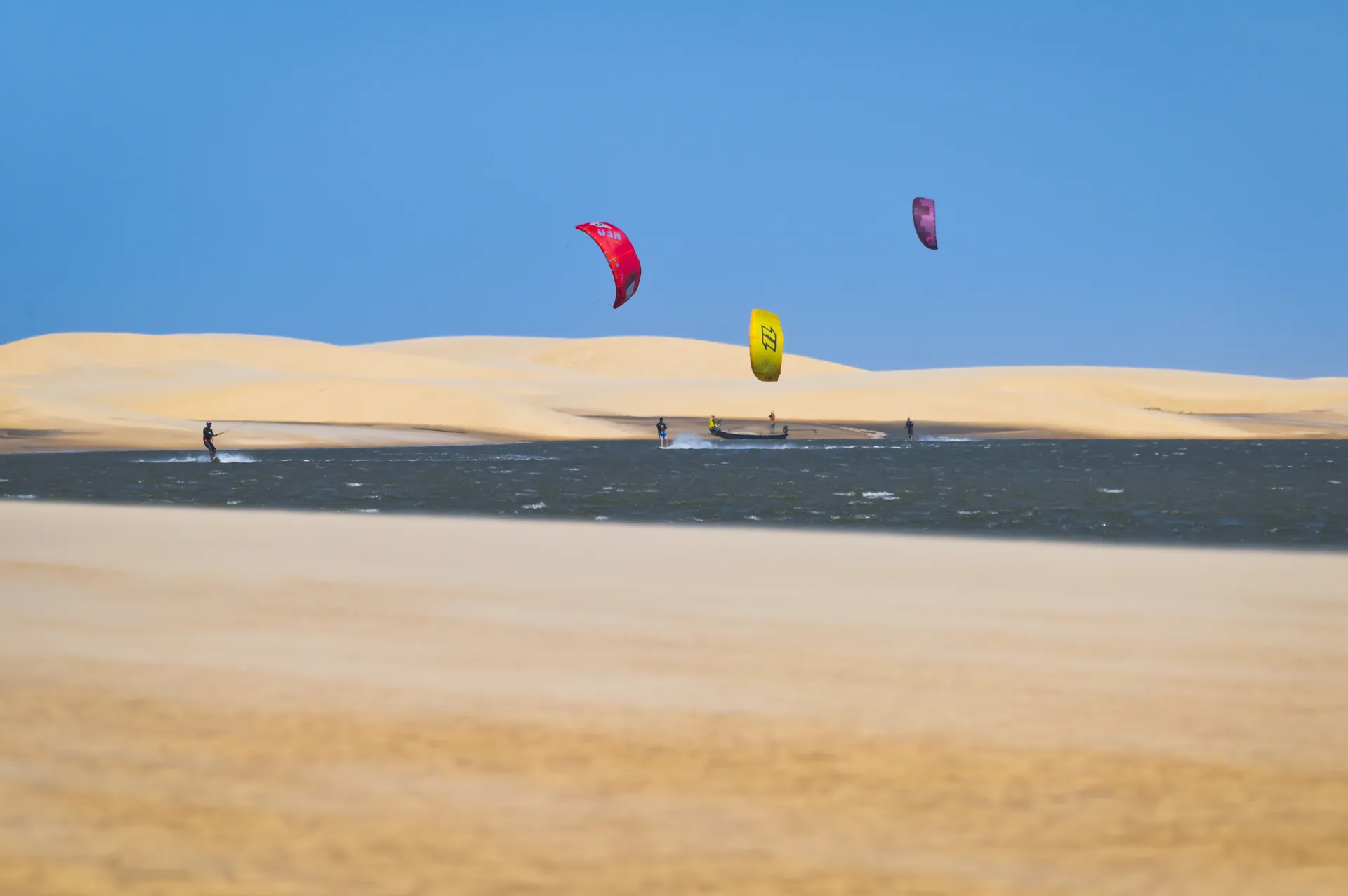 Kitesurf no Delta do Parnaíba
